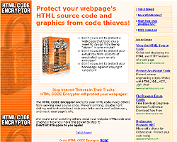 HTML code encryptor